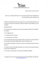 Edital CPA Face Alfor nº 2 – 2011-2013