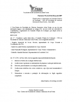Portaria Nº 01 – 2009 – Constituição da CPA