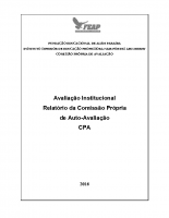 Relatório Final da CPA 2016 – Isefor