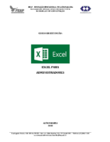 Curso de Extensão – Excel para Administradores