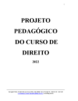 PROJETO PEDAGÓGICO DO CURSO DE DIREITO- FACE ALFOR-FEAP 2022