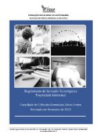 Regulamento de Inovação Tecnológica e Propriedade Intelectual Face Alfor